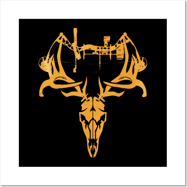 Deer Hunting Bow for Bow Hunters Wall Art by Kiwistore